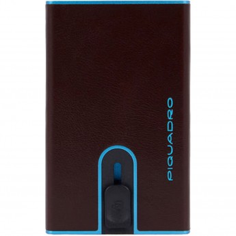 Чехол для кредитных карт PIQUADRO BLUE SQUARE PP4825B2BLR/MO красное дерево
