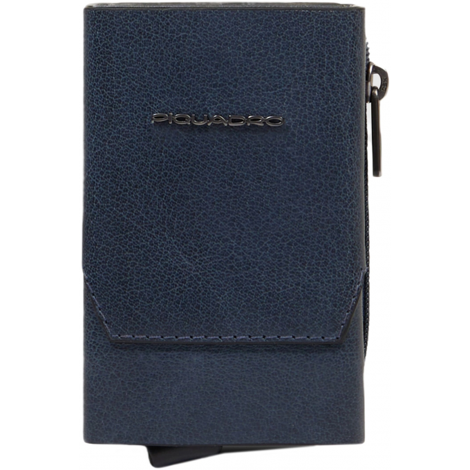 Чехол для кредитных карт PIQUADRO SOLM серо-голубой кожа PP5649S141R/AV