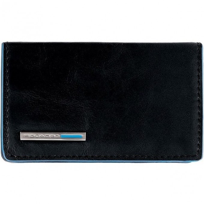 Чехол для визитных карт PIQUADRO BLUE SQUARE (черный) PP1263B2/N