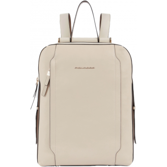 Рюкзак женский PIQUADRO CIRCLE CA4576W92/BECU бежевый/кофейный кожа