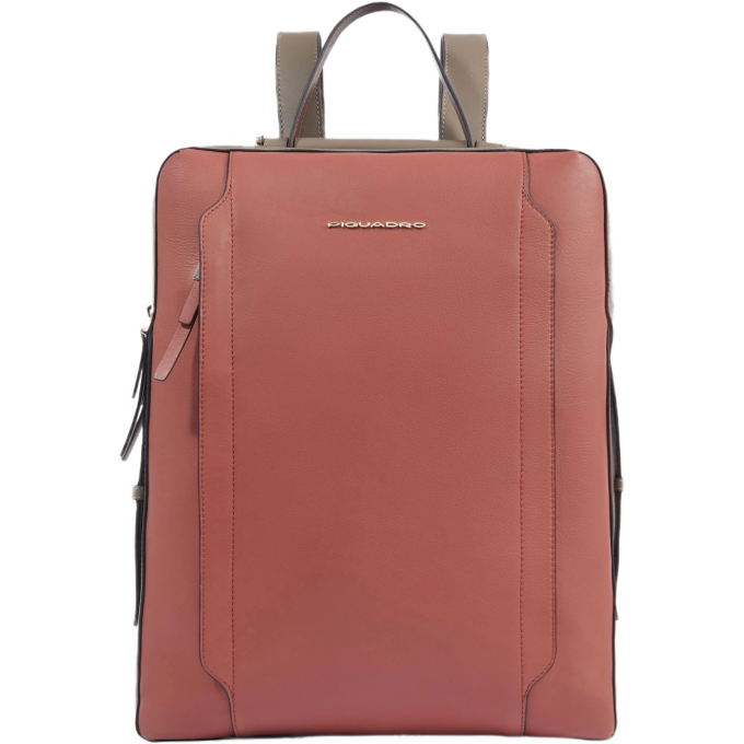 Рюкзак женский PIQUADRO CIRCLE терракотовый/кофейный кожа CA7042W92/ARTM