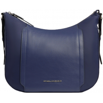 Сумка женская PIQUADRO LYRA BD6657W92T/BLU темно-синяя натуральная кожа/нейлон